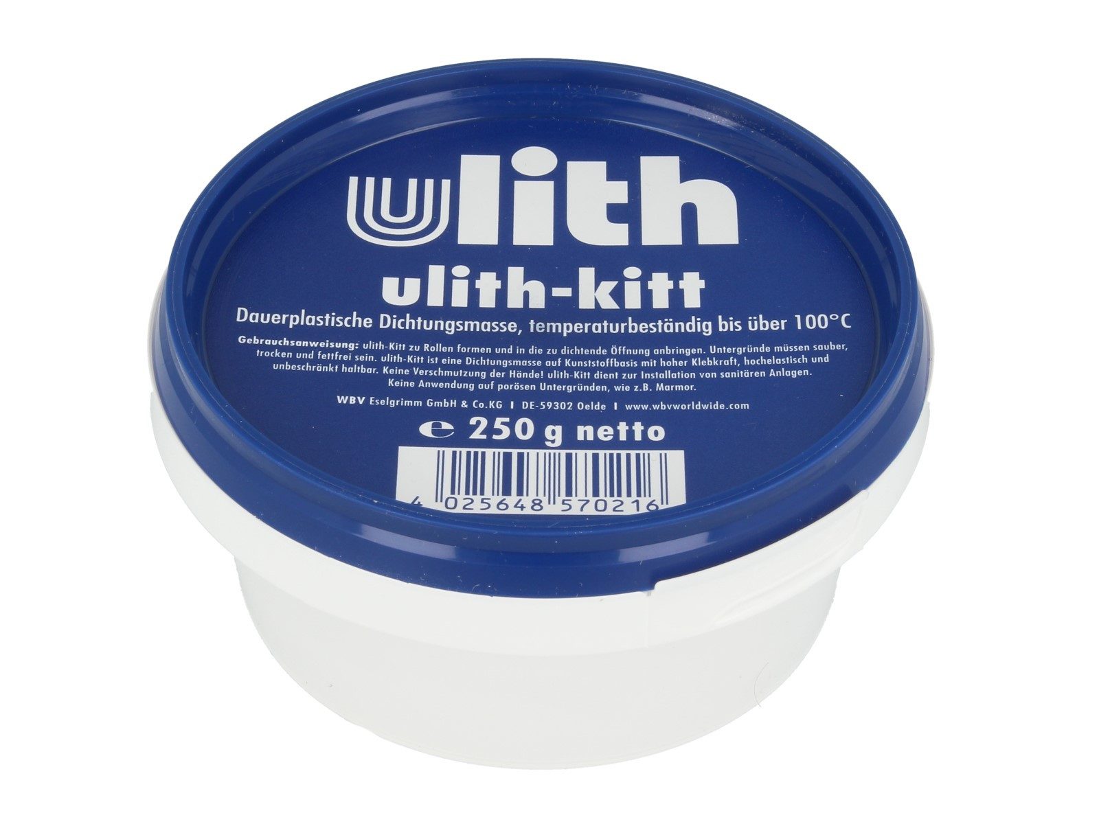 ULITH-KITT Dauerplastische Dichtungsmasse 250 g